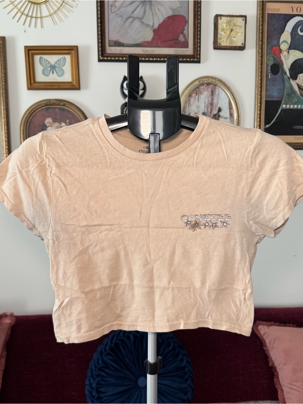 O’Neill Graphic Short Sleeve Crop Top - Women's Casual Tee
